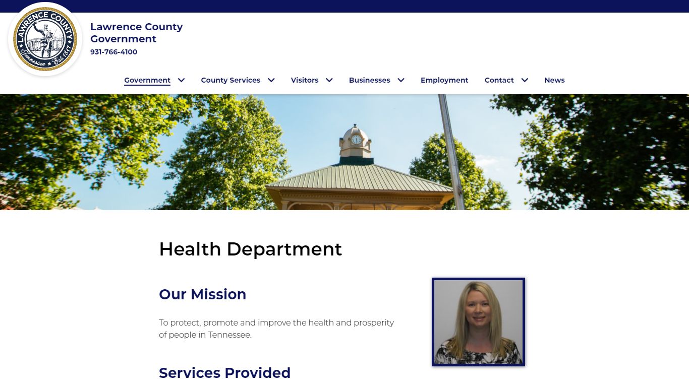 Health Department - Lawrence County, TN Government